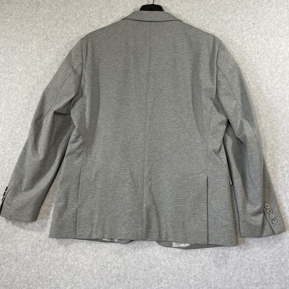 Lauren Ralph Lauren Blazer Men's 42S Gray Cotton Nylon Spandex 2 Button‎ *Flaw - Picture 2 of 13
